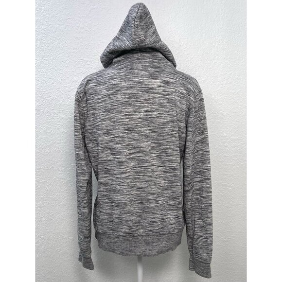 REFLEX Womens XL Gray Heather L/S HOODIE Sweatshirt Pocket Life Is Out There EUC - Picture 2 of 9